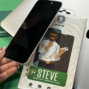 محافظ صفحه نمایش حریم شخصی گرین مدل Steve Privacy مناسب برای گوشی موبایل اپل iPhone 13 pro max /14 Plus