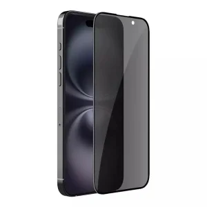 محافظ حریم شخصی صفحه نمایش گرین لاین مدل 3D Silicon Plus مناسب برای گوشی موبایل اپل iPhone 15 Pro