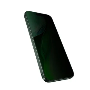 محافظ حریم شخصی صفحه نمایش گرین لاین مدل 3D Silicon Plus مناسب برای گوشی موبایل اپل iPhone 15 Pro