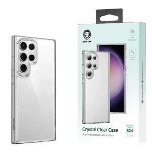 کاور گرین لاین مدل Crystal Clear Case مناسب برای گوشی موبایل سامسونگ Galaxy S24 Ultra