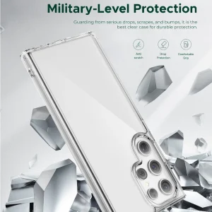 کاور گرین لاین مدل Crystal Clear Case مناسب برای گوشی موبایل سامسونگ Galaxy S24 Ultra