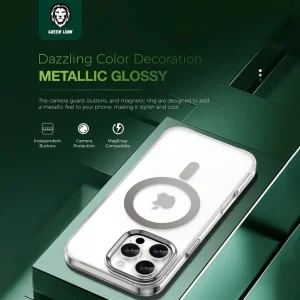 کاور گرین لاین مدل GNMTMG16PMSL مناسب برای گوشی موبایل اپل iPhone 16 Pro Max