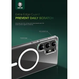 کاور گرین لاین مدل GNMGCRS25UCL مناسب برای گوشی موبایل سامسونگ Galaxy S25 Ultra
