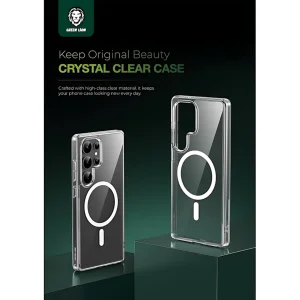 کاور گرین لاین مدل GNMGCRS25UCL مناسب برای گوشی موبایل سامسونگ Galaxy S25 Ultra