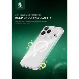 کاور گرین لاین مدل Magsafe Crystal Clear مناسب برای گوشی موبایل اپل iPhone 17 Pro