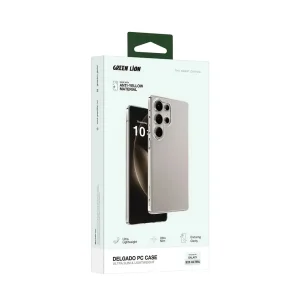 کاور گرین لاین مدل Delgado PC مناسب برای گوشی موبایل سامسونگ Galaxy S25 Ultra