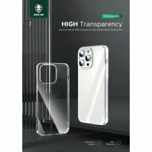 کاور گرین لاین مدل Delgado PC مناسب برای گوشی موبایل اپل iphone 16 Pro Max
