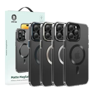 کاور گرین لاین مدل Matte MagSafe مناسب برای گوشی موبایل اپل iPhone 15 Pro Max