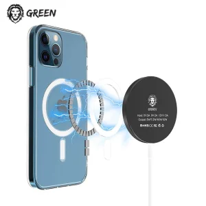 کاور گرین مدل Anti-Shock Magsafe مناسب برای گوشی موبایل اپل iPhone 14 Pro Max