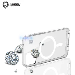 کاور گرین مدل Anti-Shock Magsafe مناسب برای گوشی موبایل اپل iPhone 14 Pro