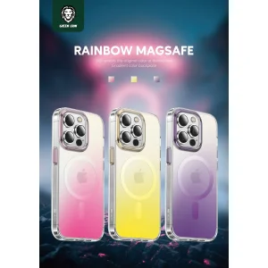 کاور گرین مدل Rainbow Magsafe مناسب برای گوشی موبایل اپل iPhone 14 Pro Max