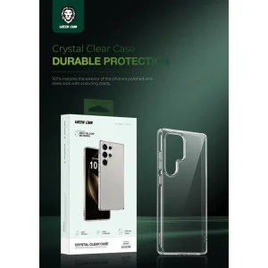 کاور گرین لاین مدل Crystal Clear مناسب برای گوشی موبایل سامسونگ Galaxy S25 Ultra