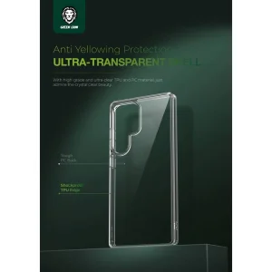 کاور گرین لاین مدل Crystal Clear مناسب برای گوشی موبایل سامسونگ Galaxy S25 Ultra