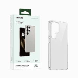 کاور گرین لاین مدل Crystal Clear مناسب برای گوشی موبایل سامسونگ Galaxy S25 Ultra