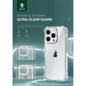 کاور گرین لاین مدل GNASC16PCL مناسب برای گوشی موبایل اپل iPhone 16 Pro