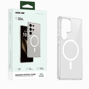 کاور گرین لاین مدل magsafe clear مناسب برای گوشی موبایل سامسونگ Galaxy S25ultra