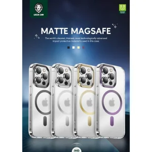 کاور گرین مدل Matte Magsafe مناسب برای گوشی موبایل اپل iphone 14 pro