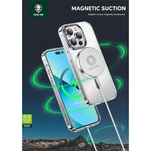کاور گرین مدل matte magsafe مناسب برای گوشی موبایل اپل iphone 14 pro max