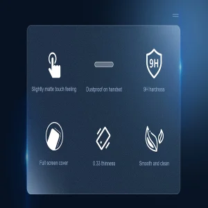 محافظ صفحه نمایش مات نیلکین مدل Fog Mirror matte مناسب برای گوشی موبایل اپل iPhone 14 Pro Max