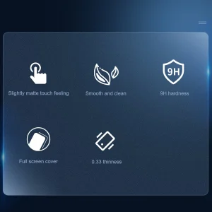 محافظ صفحه نمایش مات نیلکین مدل Fog Mirror مناسب برای گوشی موبایل اپل iPhone 13/13 Pro