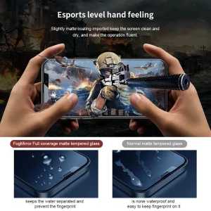 محافظ صفحه نمایش مات نیلکین مدل Fog Mirror مناسب برای گوشی موبایل اپل iPhone 13/13 Pro