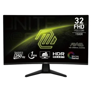 مانیتور خمیده گیمینگ 32 اینچ ام اس آی مدل MAG 32C6X