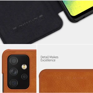 کیف کلاسوری نیلکین مدل Qin Leather case مناسب برای گوشی موبایل سامسونگ Galaxy A72 4G/5G