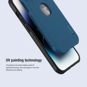کاور نیلکین مدل (Super Frosted Shield Pro (Logo cutout مناسب برای گوشی موبایل اپل IPhone 14 Pro Max