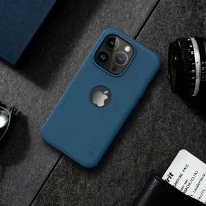 کاور نیلکین مدل (Super Frosted Shield Pro (Logo cutout مناسب برای گوشی موبایل اپل IPhone 14 Pro Max