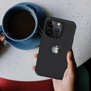 کاور نیلکین مدل (Super Frosted Shield Pro (Logo cutout مناسب برای گوشی موبایل اپل IPhone 14 Pro Max