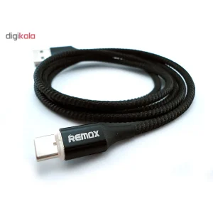 کابل تبدیل مغناطیسی USB به microUSB ریمکس مدل RC-200 طول 1 متر
