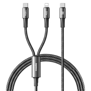 کابل تبدیل USB-C به USB-C / لایتنینگ ریمکس مدل CB25 طول 1.2 متر