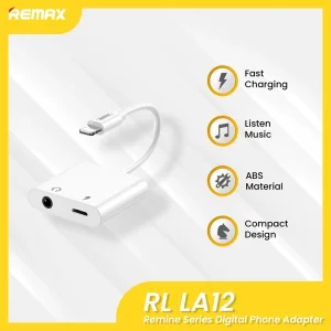 مبدل لایتنینگ به AUX/ لایتنینگ ریمکس مدل LA12