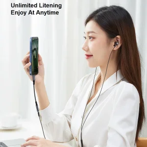 مبدل لایتنینگ به جک 3.5 میلی متری ریمکس مدل La13i