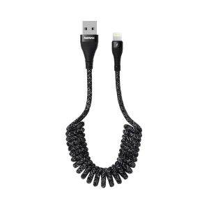 کابل تبدیل USB به لایتنینگ ریمکس مدل RC 139 i Springed Special طول 1 متر