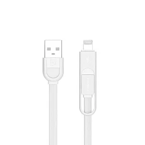کابل تبدیل USB به microUSB/لایتنینگ ریمکس مدل YArDS طول 1 متر