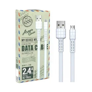 کابل تبدیل USB به microUSB ریمکس مدل RC116-m طول 1 متر
