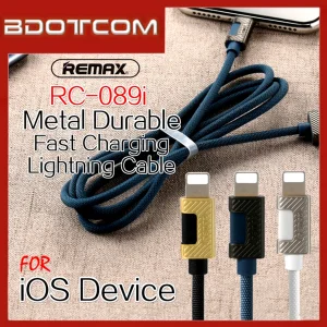 کابل تبدیل USB به لایتنینگ ریمکس مدل RC-089i طول 1 متر