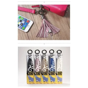 کابل تبدیل USB به لایتنینگ ریمکس مدل RING طول 0.15 متر
