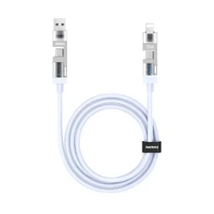 کابل تبدیل USB / USB-C به لایتنینگ / USB-C ریمکس مدل CB18 طول 1.2 متر