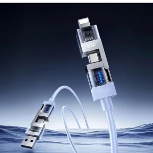 کابل تبدیل USB / USB-C به لایتنینگ / USB-C ریمکس مدل CB18 طول 1.2 متر