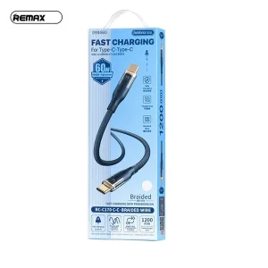 کابل USB-C ریمکس مدل RC-C170 C-C طول 1.2متر