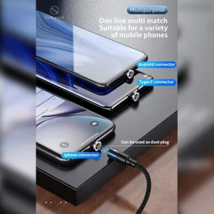 کابل تبدیل USB به لایتنینگ ریمکس مدل Smart ZIGIE10_2i مگنتی طول 1.2 متر
