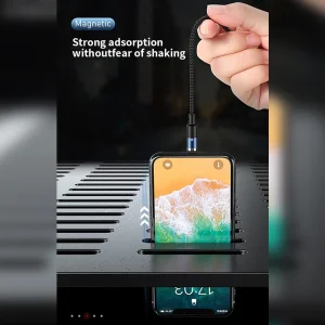 کابل تبدیل USB به لایتنینگ ریمکس مدل Smart ZIGIE10_2i مگنتی طول 1.2 متر