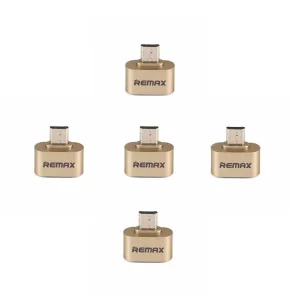 مبدل OTG microUSB ریمکس مدل hh بسته 5 عددی