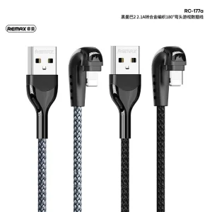 کابل تبدیل USB به لایتنینگ ریمکس مدل RC-177i طول 1 متر