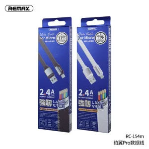 کابل تبدیل USB به microUSB ریمکس مدل RC-154m طول 1 متر