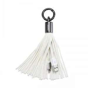 کابل تبدیل USB به MicroUSB ریمکس مدل Tassels طول 0.08 متر