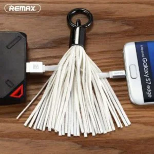 کابل تبدیل USB به MicroUSB ریمکس مدل Tassels طول 0.08 متر