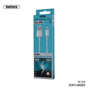 کابل تبدیل USB به لایتنینگ ریمکس مدل RC-163i طول 1 متر